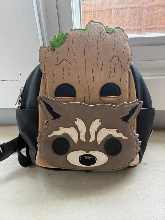 Loungefly Handbags - RARE Loungefly Disney Marvel Guardians of the Galaxy Groot &Rocket mini backpack